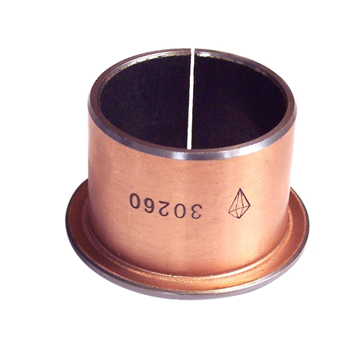 Flanged wrapped bushing